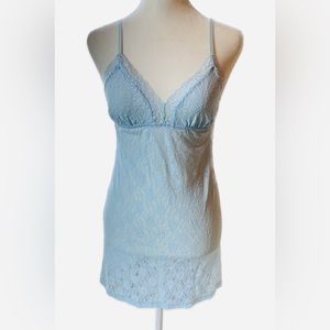 Vintage Baby Blue Lace Nightie